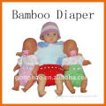Eight Bright Colors of Bamboo Baby Cloth Diapers With Adjustable Button Snaps Pocket Style